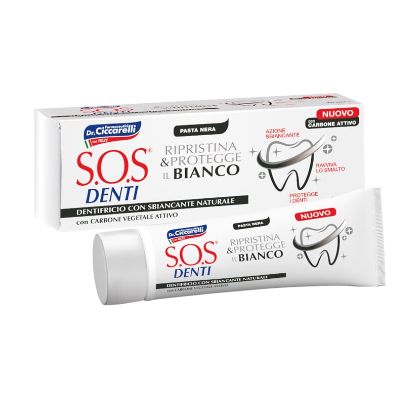 Зубна паста Pasta Del Capitano SOS Denti Whitening Професійне та безпечне відбілювання, 75 мл